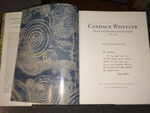 For Andrea, In the short time that I have known you at Vance Jordan, I have come to  admire your incredible talent for bringing art to life through the written word. Carol Irish