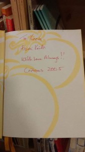 To: Keeva From: Keith With Love Always!! Critmas 2005